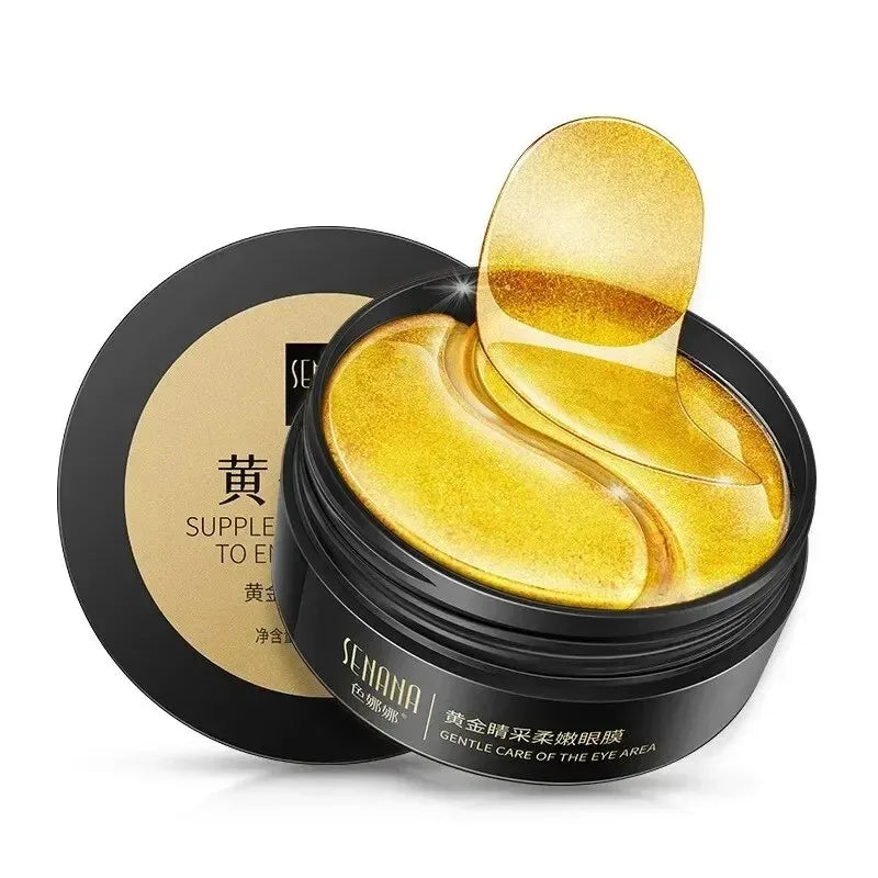 Golden Collagen Crystal – Seaweed Eye Masks (60pcs)✨👁️