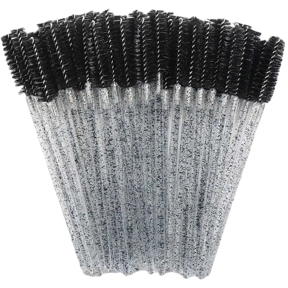 Disposable Eyelash & – Eyebrow Brushes – Crystal Handle Mascara Wands✨