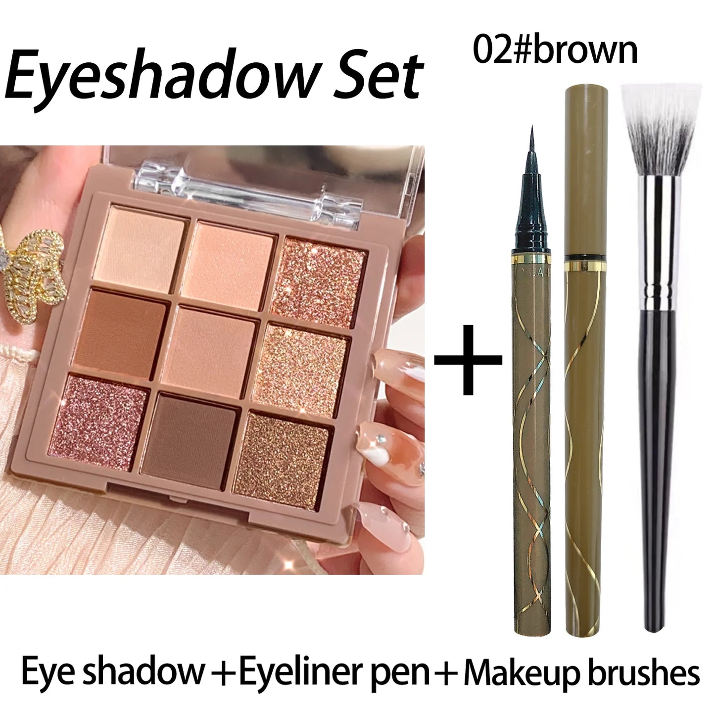Slim Brown Liquid – Eyeliner – Waterproof, Smudge-Proof, Long-Lasting✨