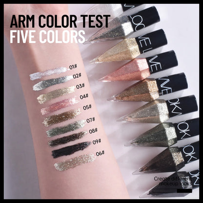 Diamond Shimmer Liquid – Eyeliner Pen – Waterproof, Quick-Dry, Long-Lasting (9-Colors)✨