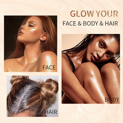 4-Color Liquid Body – Highlighter – Glow Contour & Brightening Luminizer✨