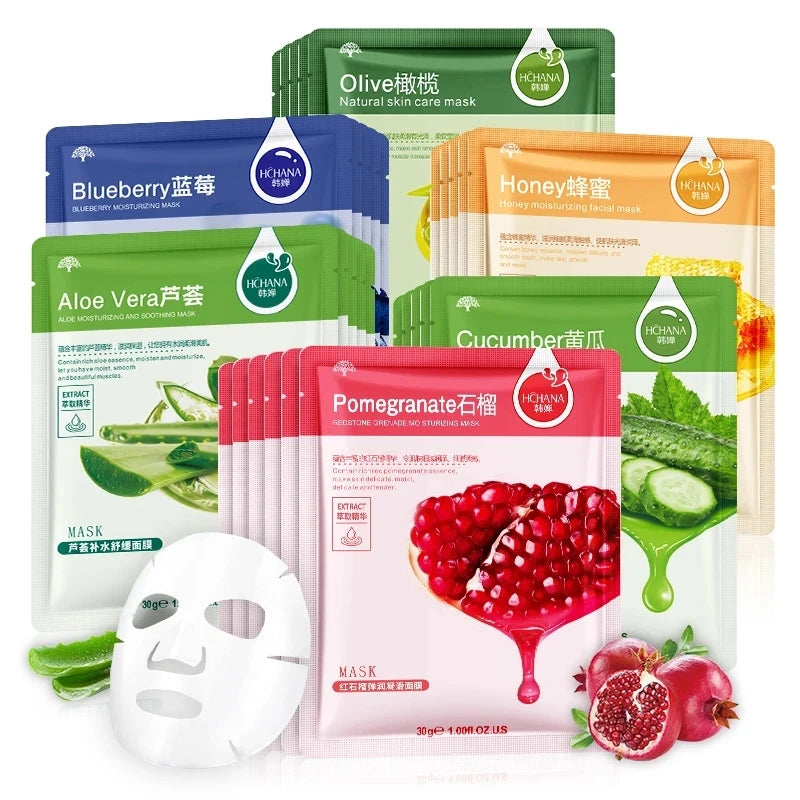 Natural Plant - Sheet Face Mask Set (30Pcs) ✨🌿