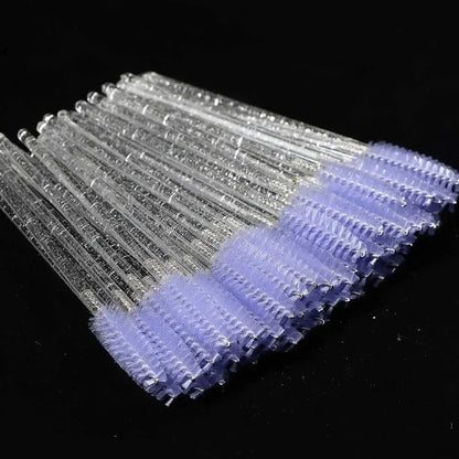 Disposable Eyelash & – Eyebrow Brushes – Crystal Handle Mascara Wands✨