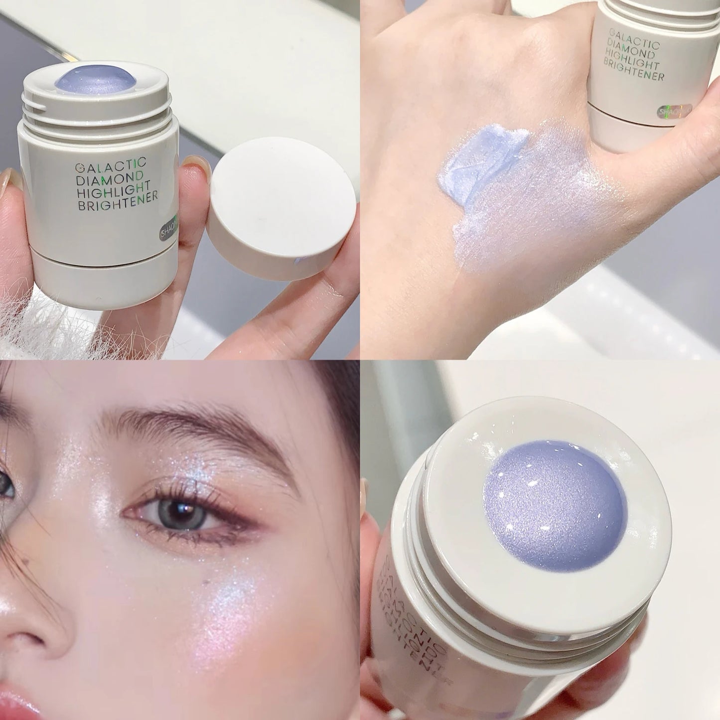 Pearlescent Liquid Highlighter – – Diamond Glow Body & Face Shimmer✨