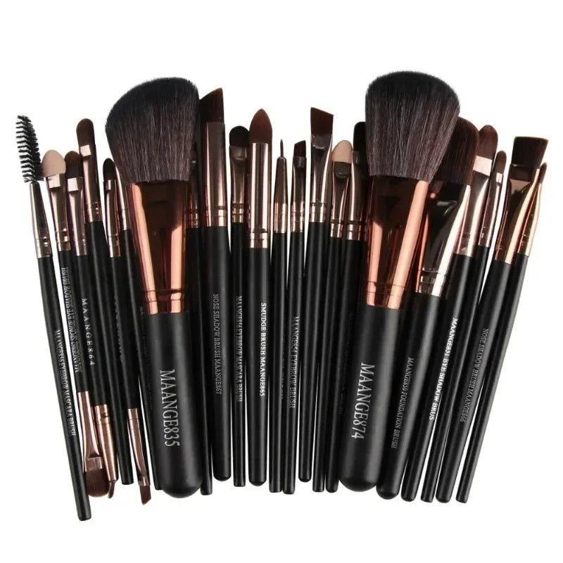 Professional Makeup Brush – Set (13/22 Pcs) – Eyeshadow, Eyeliner, Foundation✨