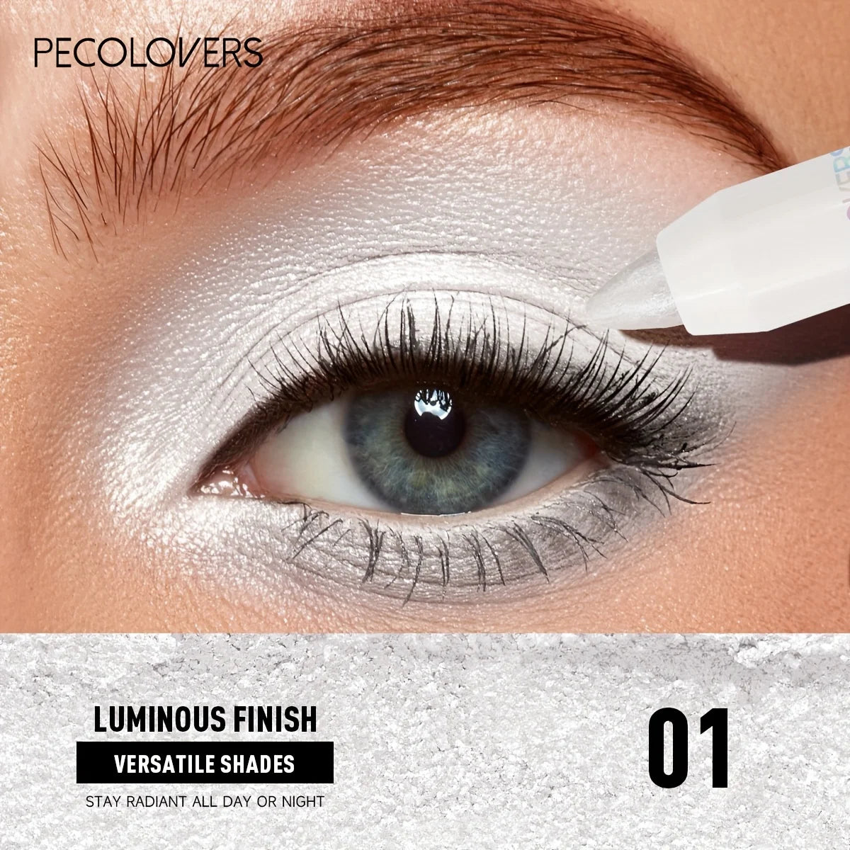 Luxury Waterproof Eyeshadow – Stick – High-Pigment Shimmer, Glitter & Matte Eye Crayon✨