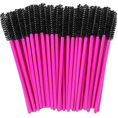 Disposable Eyelash & – Eyebrow Brushes – Crystal Handle Mascara Wands✨