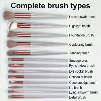 Professional Makeup Brush – Set – Soft Fluffy Foundation, Powder, Eyeshadow &amp; Kabuki Blending Brushes✨