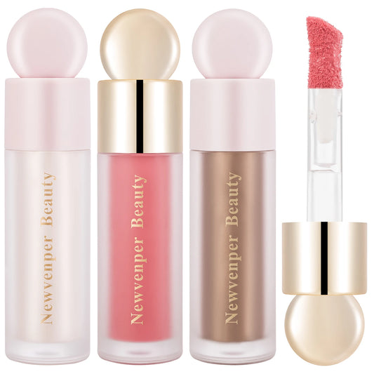 Face & Body – Liquid Highlighter, Blush & Contour Set✨