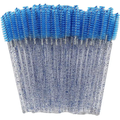Disposable Eyelash & – Eyebrow Brushes – Crystal Handle Mascara Wands✨