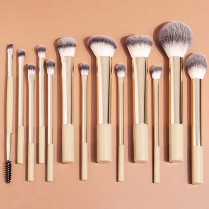13-Piece Professional Makeup – Brush Set – Foundation, Concealer, Powder, Eyeshadow, Blush &amp; Kabuki Brushes✨