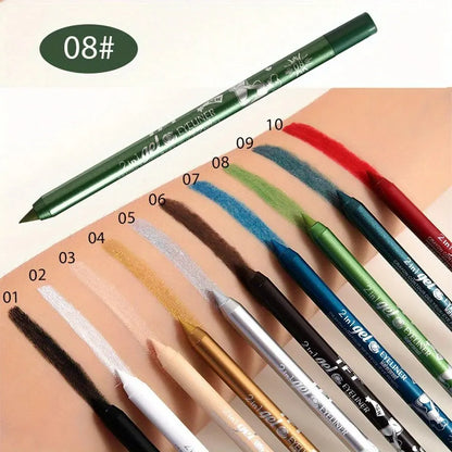10-Color Luxury Gel – Eyeliner Pen Set – Waterproof Long-Lasting Eye, Lip &amp; Concealer Pencils✨