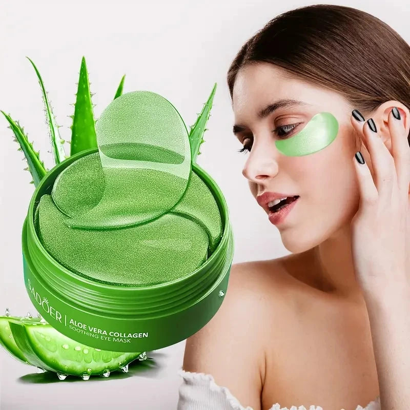 Aloe Vera Collagen Eye Patches – Hydrating & Firming Under Eye Mask✨