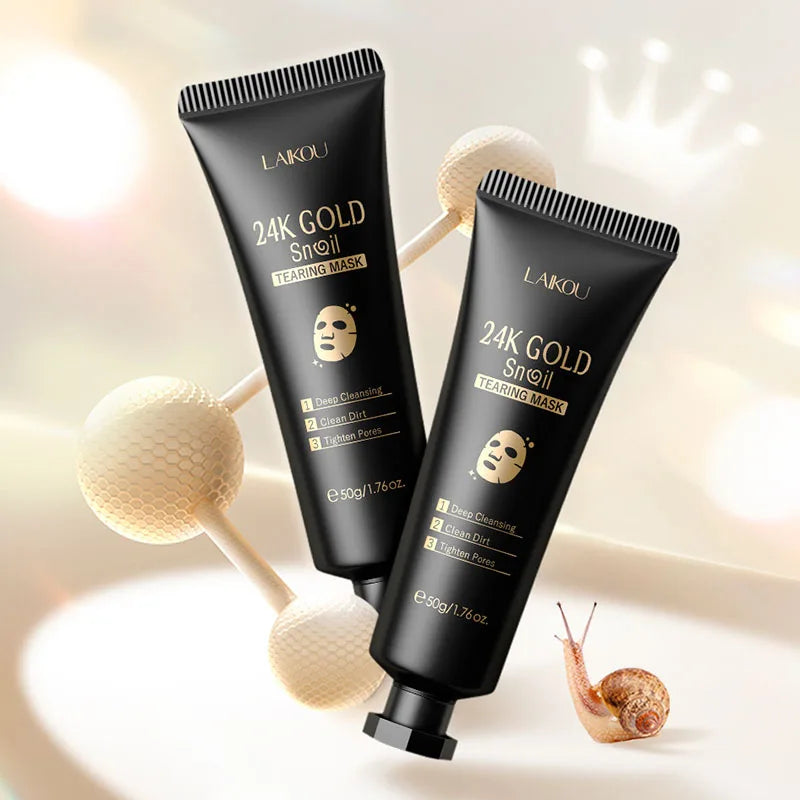 24K Gold Sakura Peel-Off Face Mask – Brightening & Glow Treatment✨