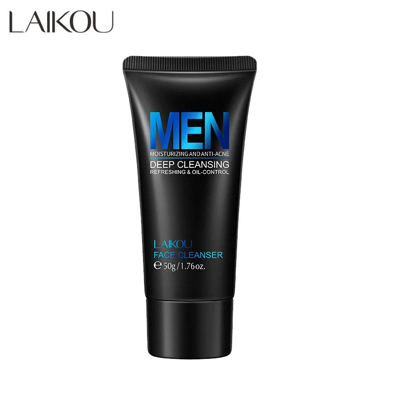 Laikou Men Facial Cleanser 50G🖤✨