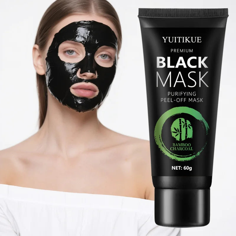 Bamboo Charcoal Blackhead – Peel-Off Mask🖤✨