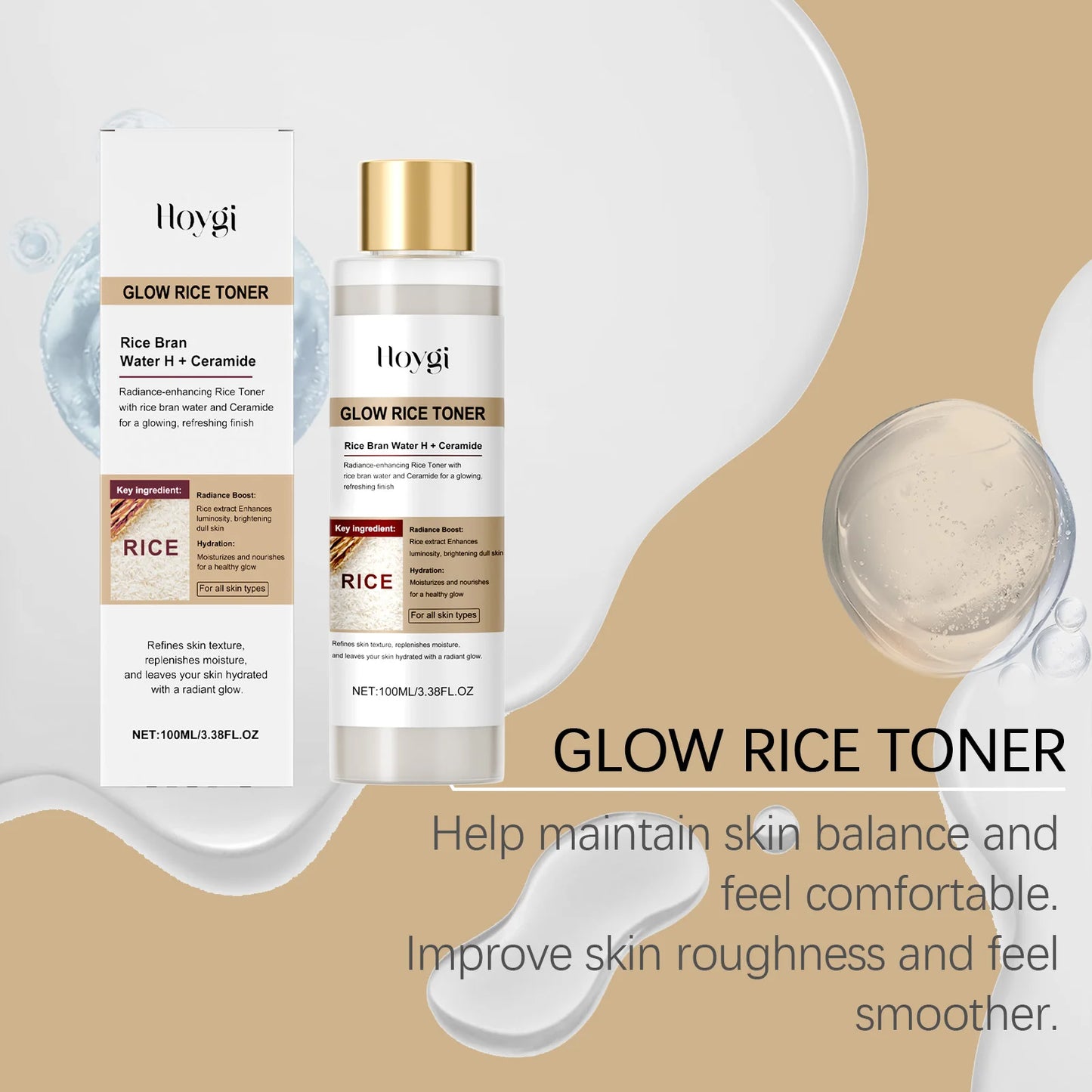 Glow Rice Toner – – Hydrating, Balancing & Pore-Refining Care✨