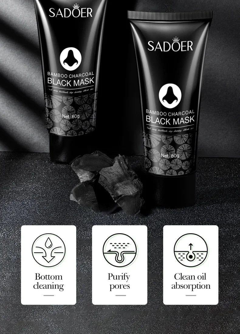 Bamboo Charcoal Blackhead – Remover Mask🖤✨