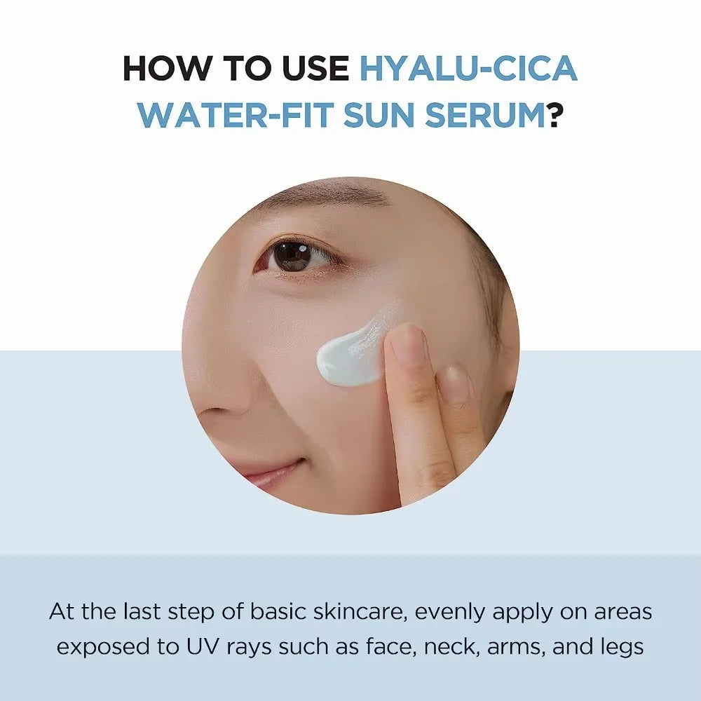 Hyalu-Cica Water Sunscreen – Spf50+ – Hydrating Korean Sun Serum✨