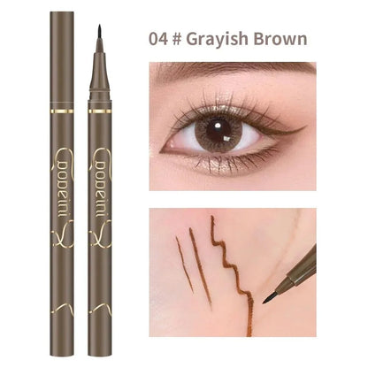 Ultra-Fine Liquid Eyeliner – – Waterproof, Quick-Dry, Matte Black & Brown✨