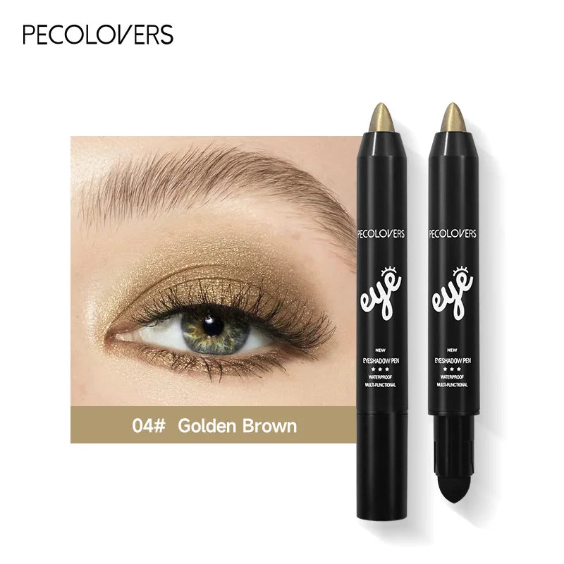 6-Color Luxury Eyeshadow – Pencil Stick Set – Waterproof Pearly Shimmer✨