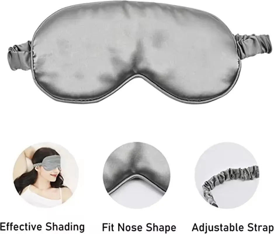Imitated Silk Eye Patch Shading Sleep Eye Mask 😴✨