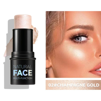 Multi-Function Contour & Highlighter Stick – Cream Bronzer, Blush &amp; Brightening Concealer Makeup Pen✨
