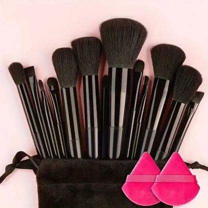 Professional Makeup Brush – Set – Soft Fluffy Foundation, Powder, Eyeshadow &amp; Kabuki Blending Brushes✨