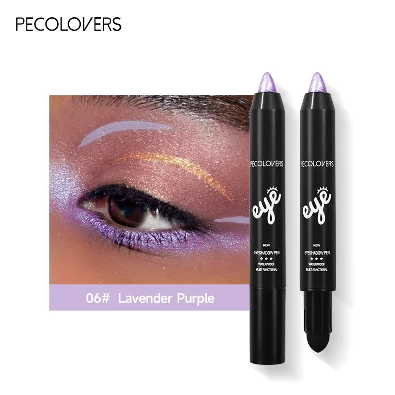 6-Color Luxury Eyeshadow – Pencil Stick Set – Waterproof Pearly Shimmer✨