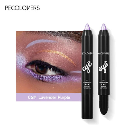 6-Color Luxury Eyeshadow – Pencil Stick Set – Waterproof Pearly Shimmer✨