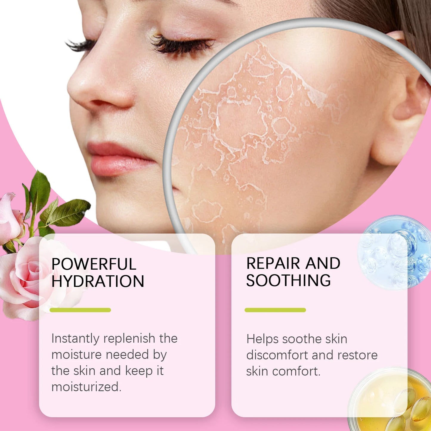 Rose Hydrating Facial Spray – Moisturizing & Pore-Refining Toner Mist✨