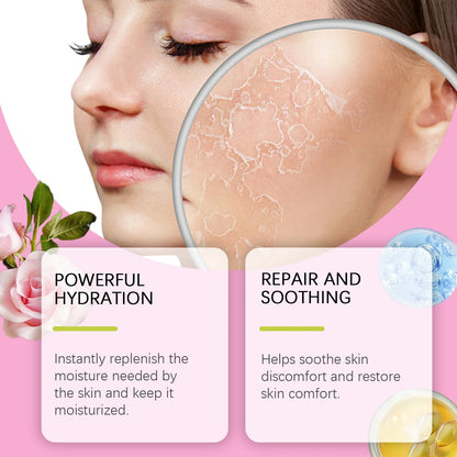 Rose Hydrating Facial Spray – Moisturizing & Pore-Refining Toner Mist✨