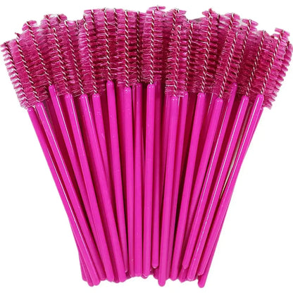 Disposable Eyelash & – Eyebrow Brushes – Crystal Handle Mascara Wands✨