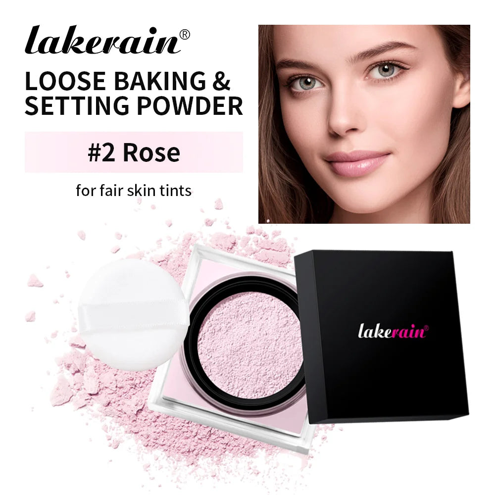 Luxury Loose Baking – & Setting Powder – Waterproof Long-Lasting Oil  Control Matte Powder✨