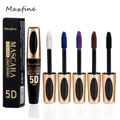 Silk Mascara 5D– Waterproof Lengthening &amp; Volumizing Black Lash Mascara✨