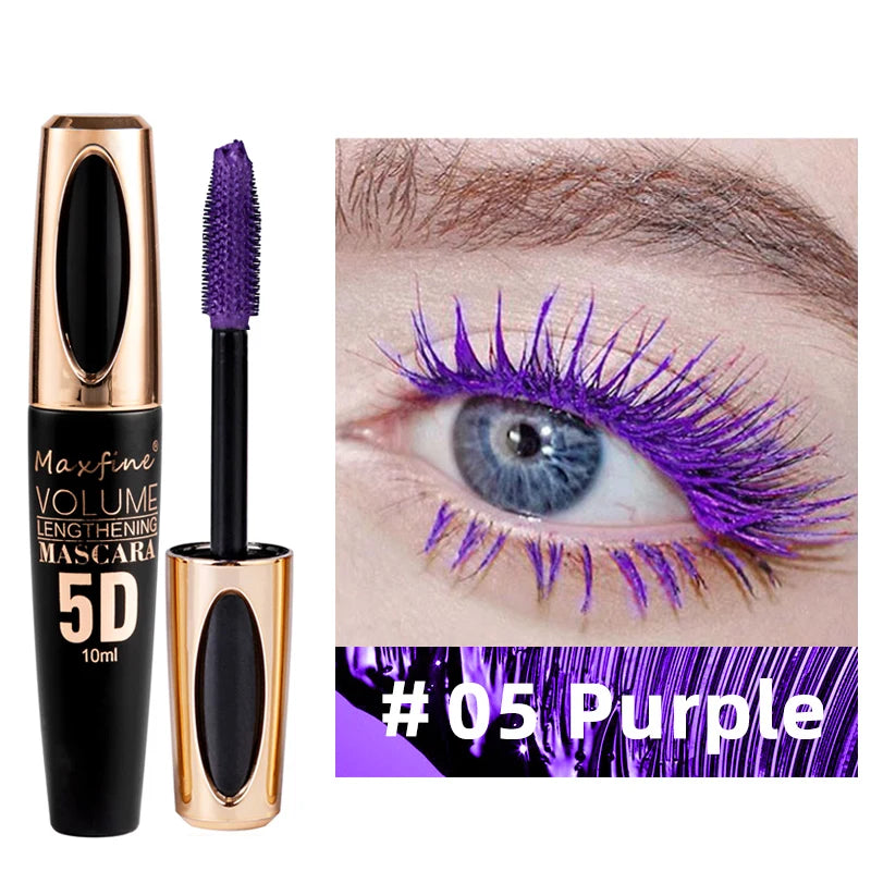 Silk Mascara 5D– Waterproof Lengthening &amp; Volumizing Black Lash Mascara✨