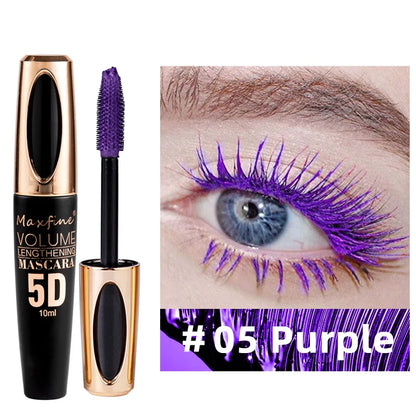 Silk Mascara 5D– Waterproof Lengthening &amp; Volumizing Black Lash Mascara✨