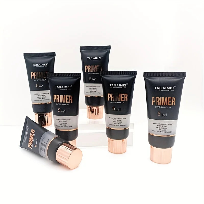 Waterproof Transparent Gel Makeup Primer – Matte Long-Lasting Foundation Base with Avocado &amp; Rose Extract✨