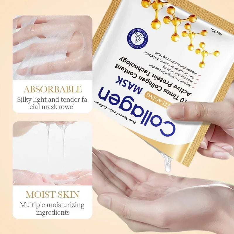 Sadoer - Collagen Face Mask (10Pcs)✨