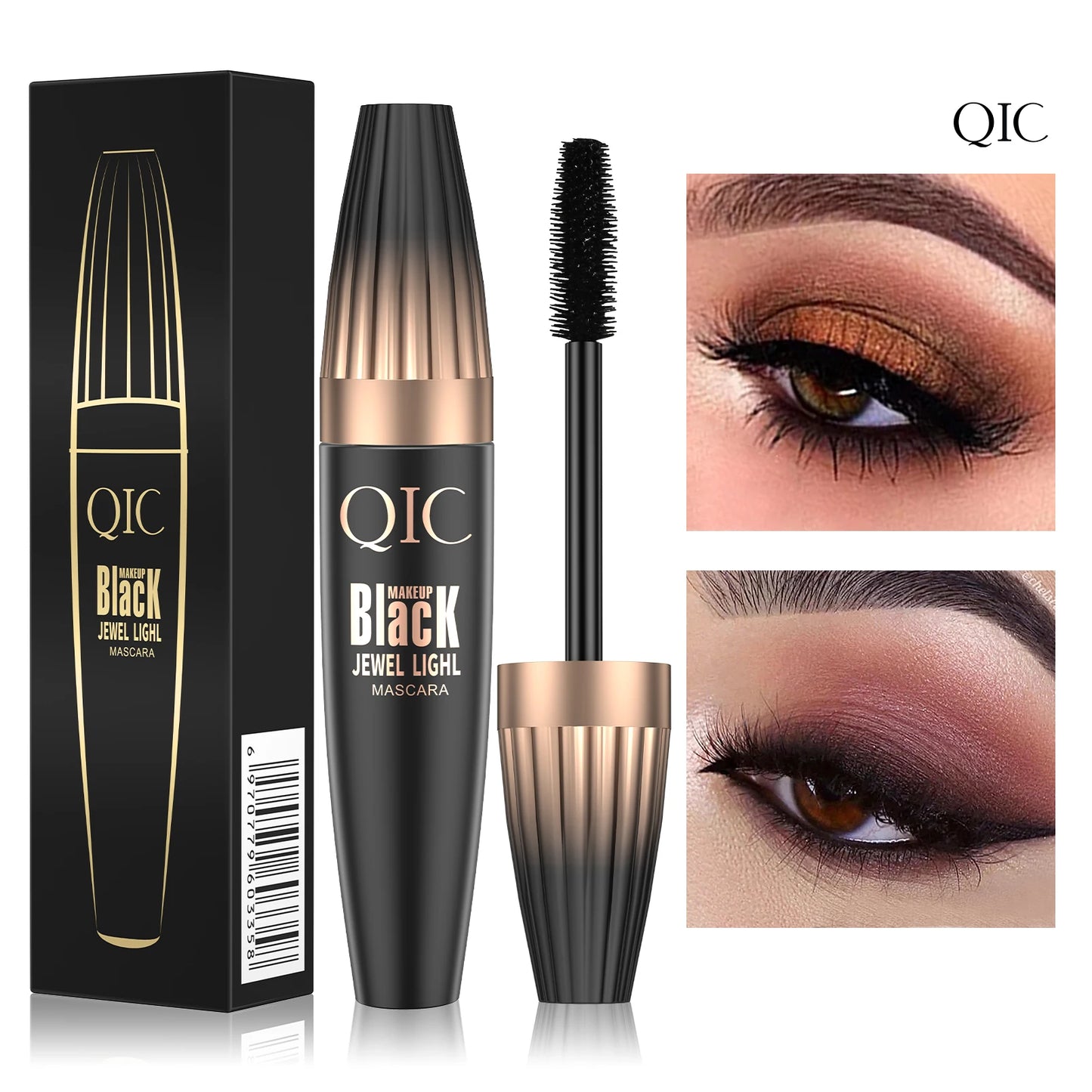 4D Waterproof Lash Mascara – Thickening, Curling & Long-Lasting Volume✨