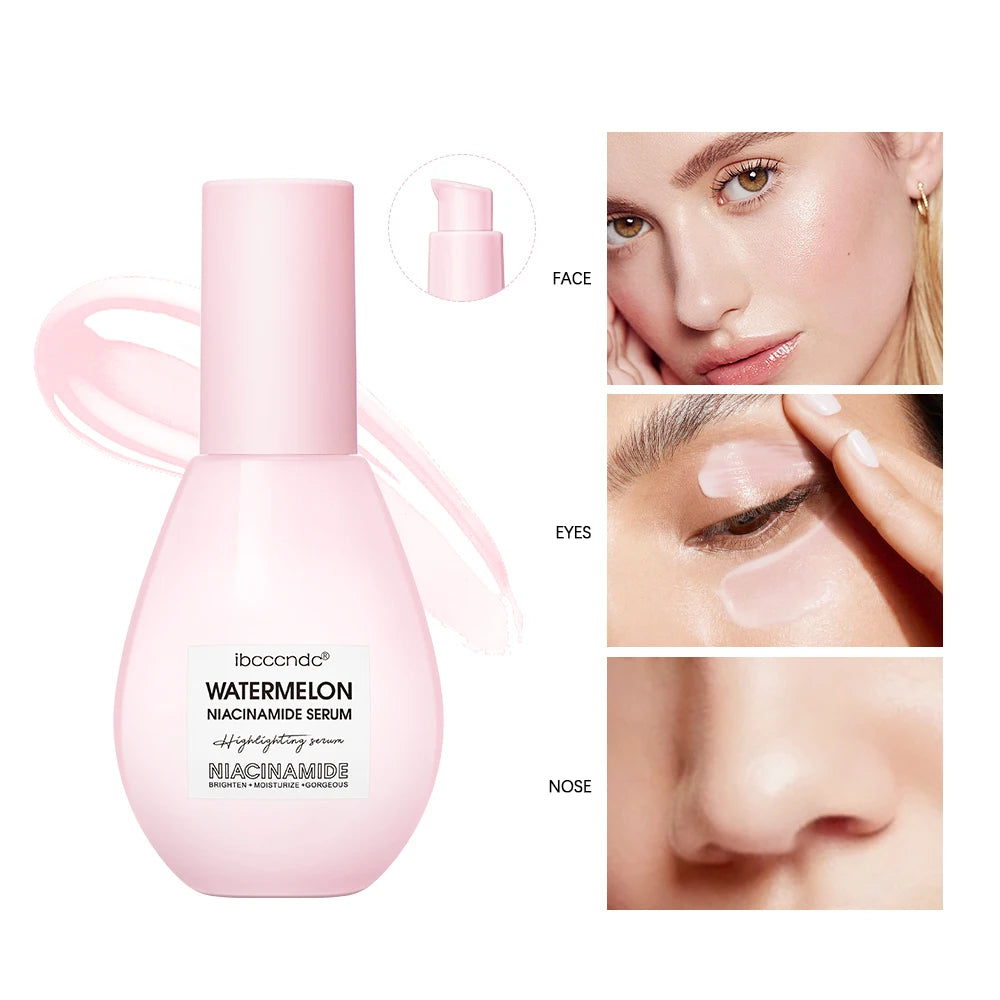 Watermelon Glow Niacinamide – Dew Drops Serum – Hydrating Brightening Face  Primer✨