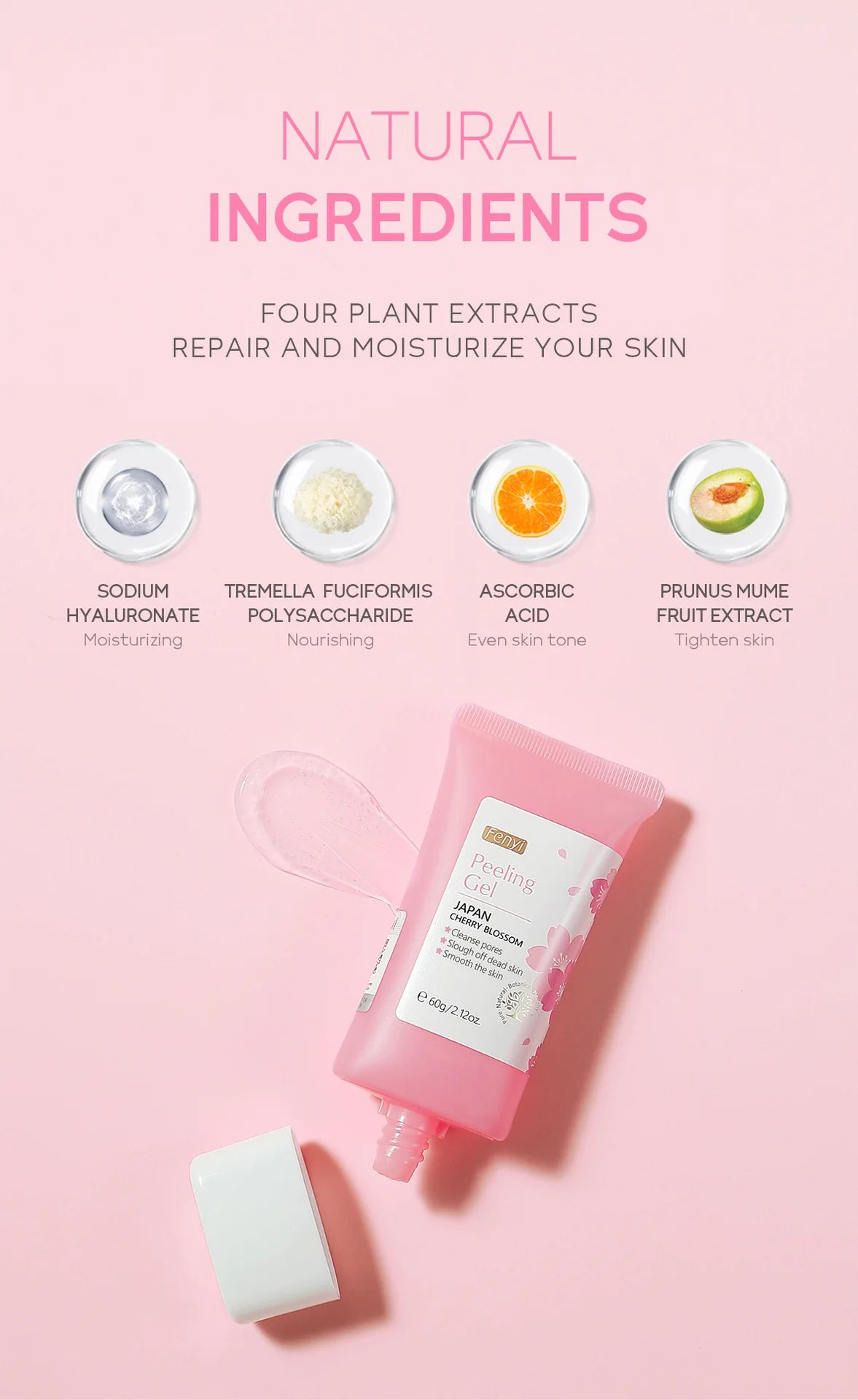Cherry Blossom - Peeling Facial Gel (60g)🌸✨