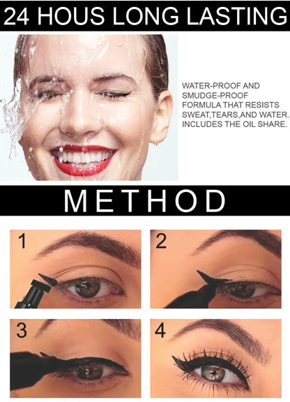 Wing Stamp Liquid – Eyeliner – Waterproof, Smudge-Proof Cat Eye Pen✨