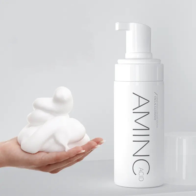 Amino Acid Cleansing Mousse Face Wash (100/150ml) – Oil Control, Deep Pore Cleanser for Acne, Mite Removal, Hydrating & Brightening Foam