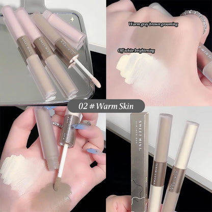 Double-Ended Liquid Contour – & Highlighter Stick – Long-Lasting Natural Face  Sculpting &amp; Brightening Makeup✨