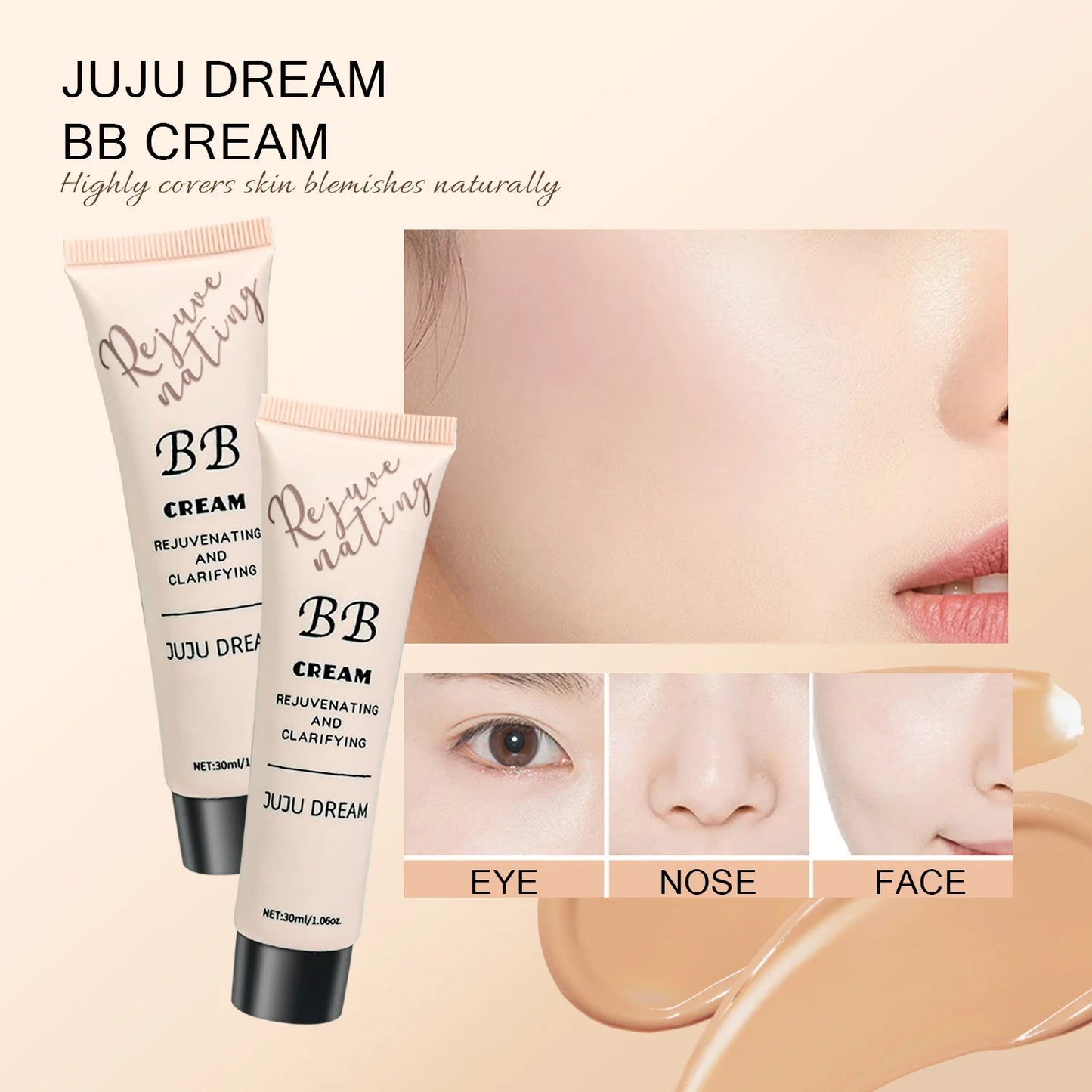 Hydrating Long-Lasting BB – Cream Foundation ✨