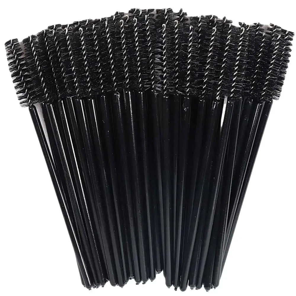 Disposable Eyelash & – Eyebrow Brushes – Crystal Handle Mascara Wands✨