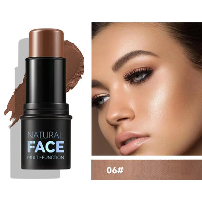 Multi-Function Contour & Highlighter Stick – Cream Bronzer, Blush &amp; Brightening Concealer Makeup Pen✨