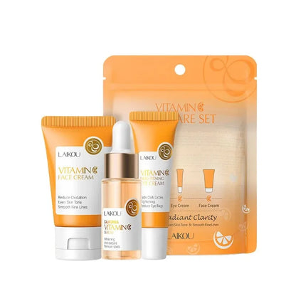 Laikou Vitamin C – Sakura Snail Skincare Set (3Pcs)✨🌸🐌