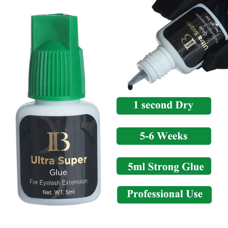 IB Super Plus – Lash Glue – Fast-Dry, Long-Lasting Professional Adhesive✨